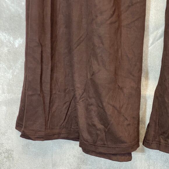 24/7 COMFORT APPAREL Women's Plus Size Brown Comfortable Loose-Fit Pull-On - Picture 6 of 8